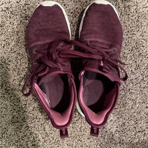 Adidas Women's Maroon Sneakers - size 9.5